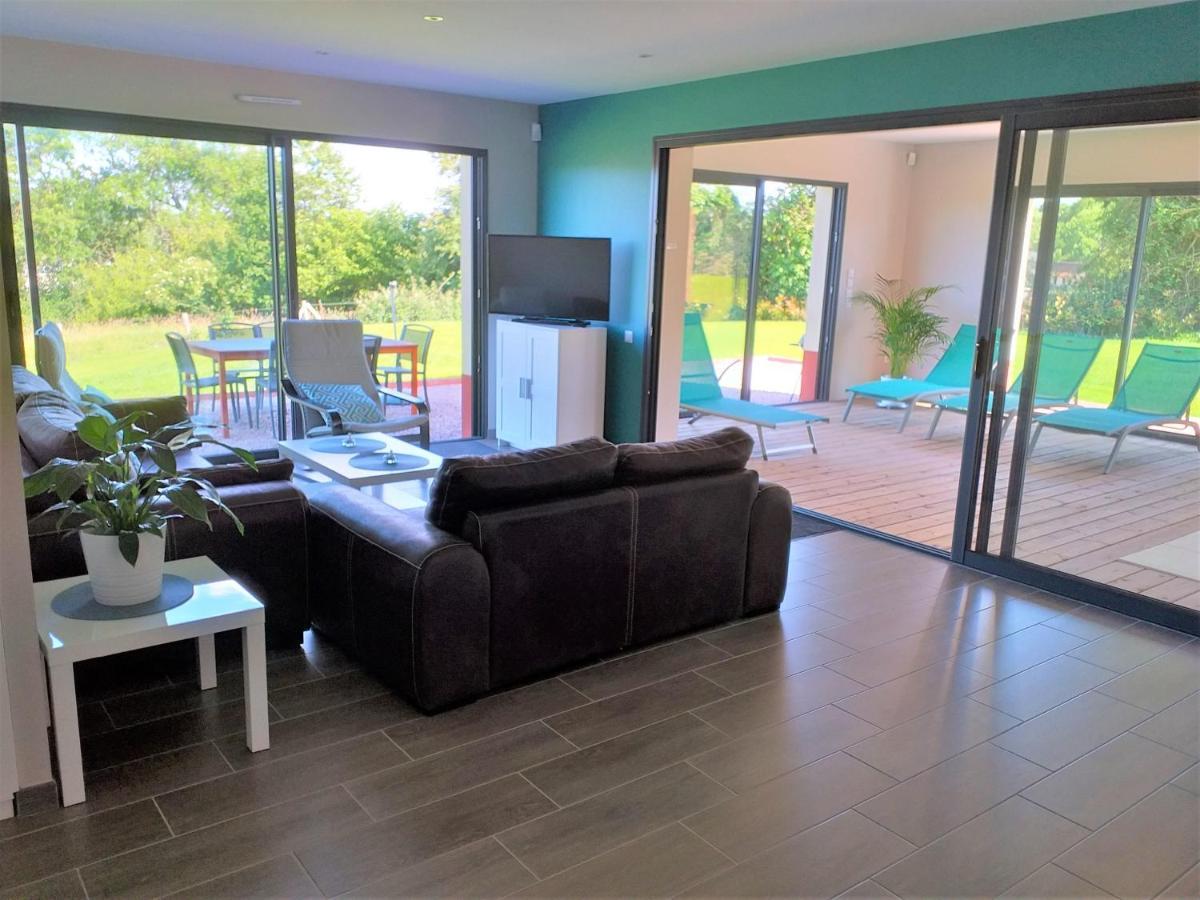 Piscine intérieure privée chauffée toute l'année à 29 Quievrecourt Exterior foto