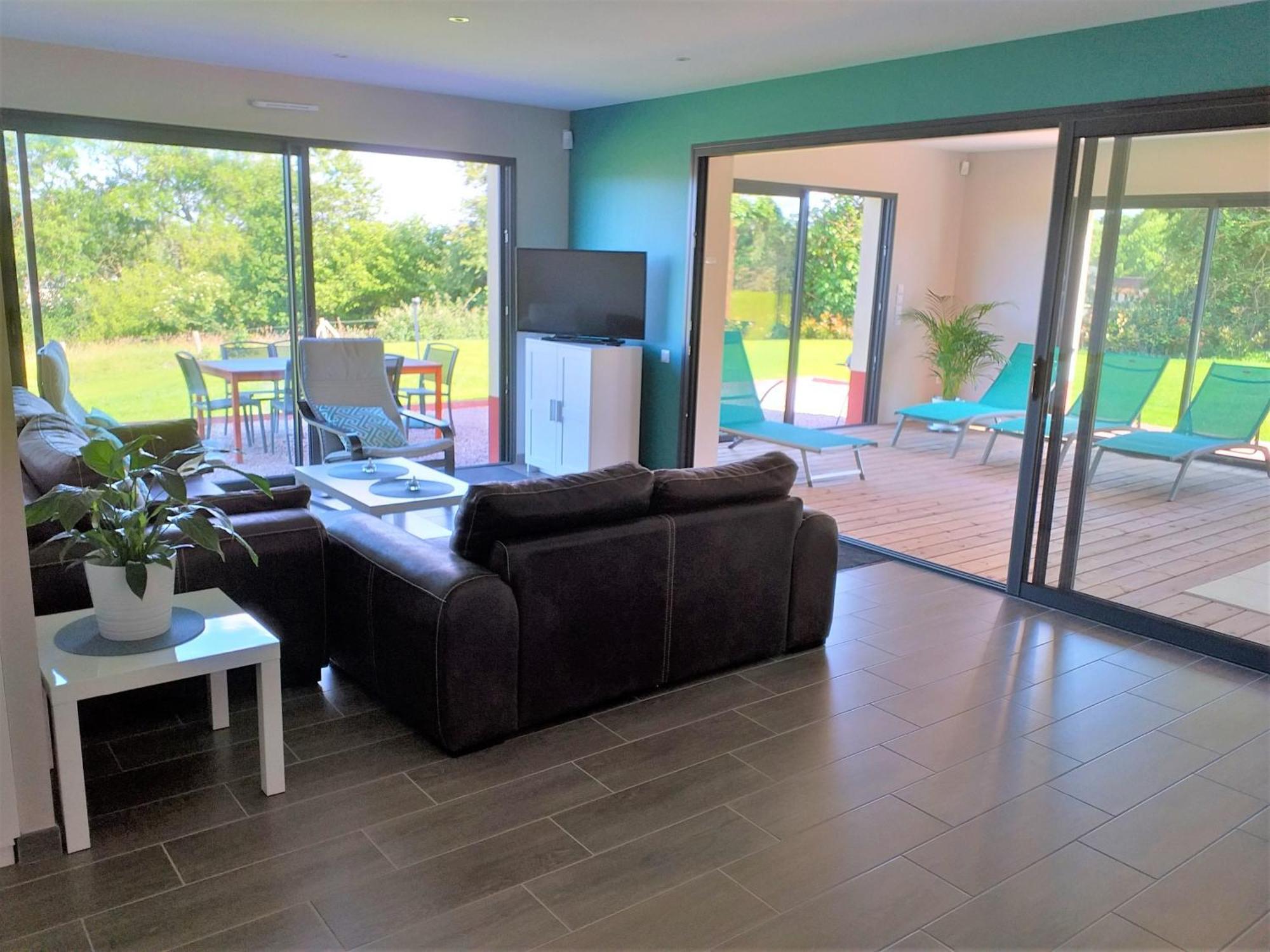 Piscine intérieure privée chauffée toute l'année à 29 Quievrecourt Exterior foto