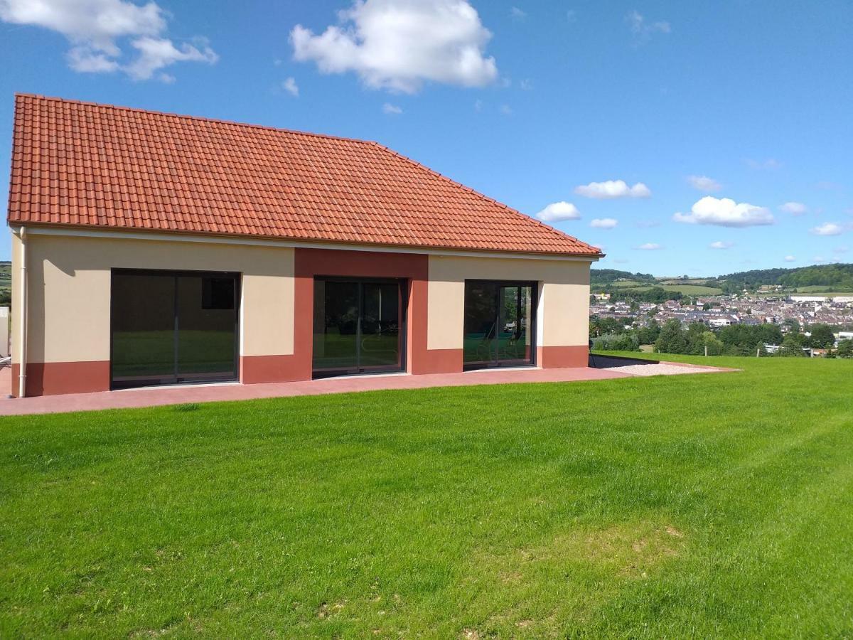 Piscine intérieure privée chauffée toute l'année à 29 Quievrecourt Exterior foto